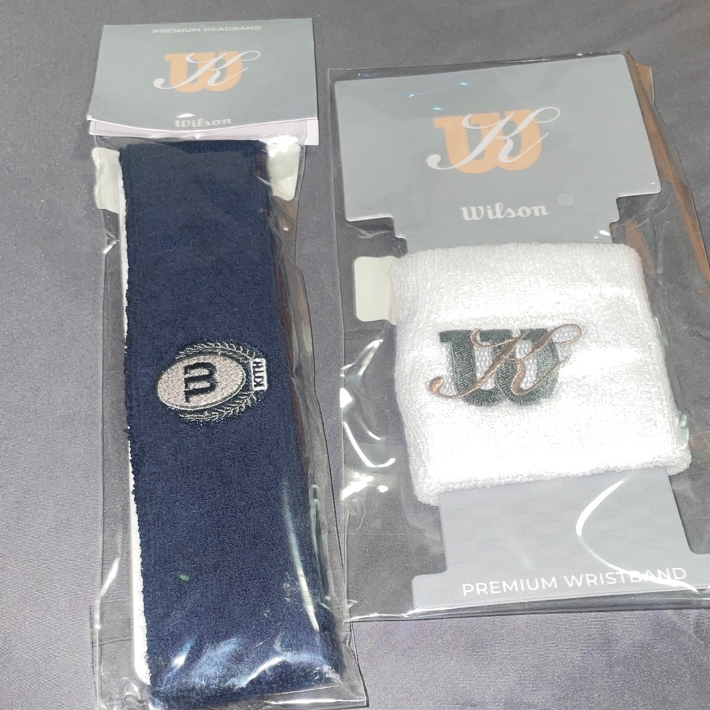 Kith for Wilson Terry Headband & wristband set